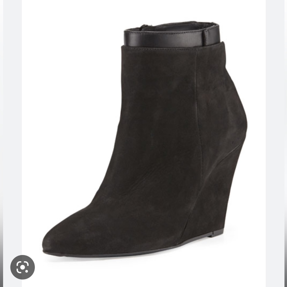 Vince Ludlow Pointed-Toe Wedge Boot